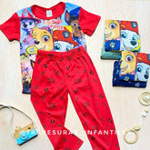 Pijama Manga Corta Amigos Pauw Patrol Color Surtido